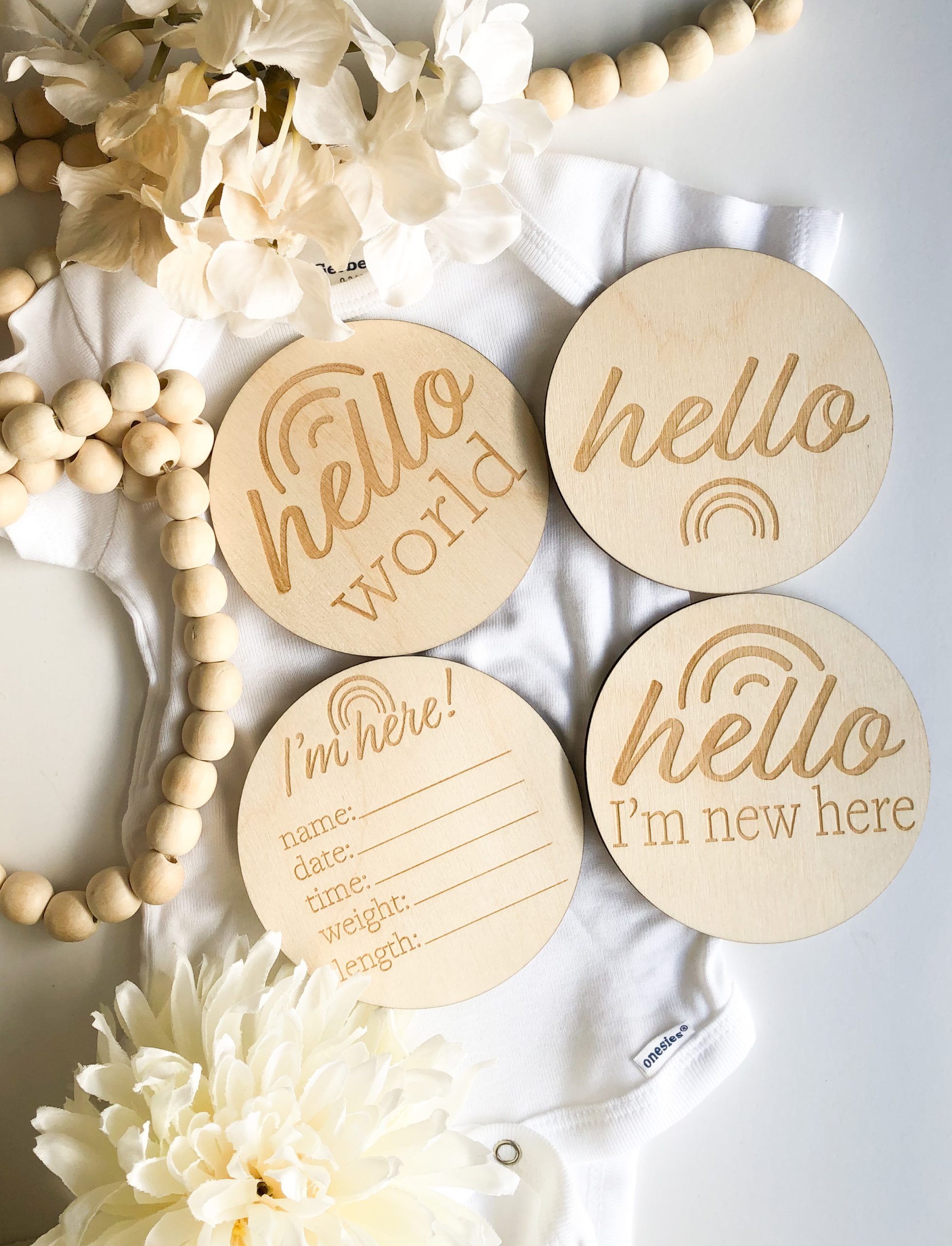 [FLUX] AmyChambersCA newborn announcements design files for laser cutter